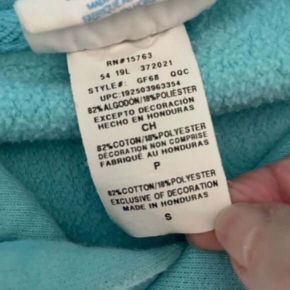 Champion Light Blue Pullover Hoodie Sweatshirt S - Picture 7 of 7